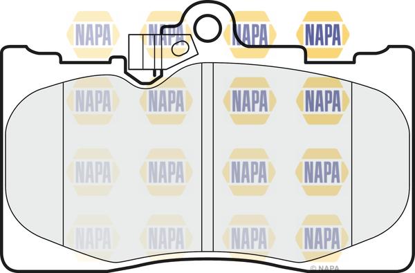 NAPA NBP1882 - Brake Pad Set, disc brake autospares.lv