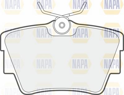 NAPA NBP1394 - Brake Pad Set, disc brake autospares.lv