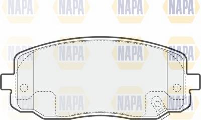 NAPA NBP1393 - Brake Pad Set, disc brake autospares.lv