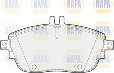 NAPA NBP1337 - Brake Pad Set, disc brake autospares.lv