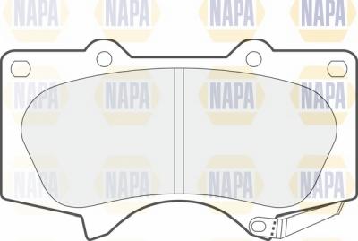 NAPA NBP1248 - Brake Pad Set, disc brake autospares.lv