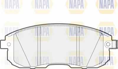 NAPA NBP1220 - Brake Pad Set, disc brake autospares.lv