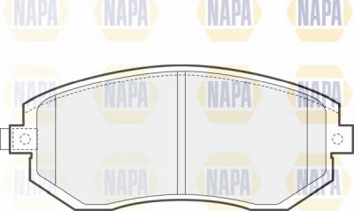 NAPA NBP1743 - Brake Pad Set, disc brake autospares.lv