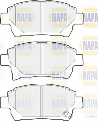 NAPA NBP1761 - Brake Pad Set, disc brake autospares.lv