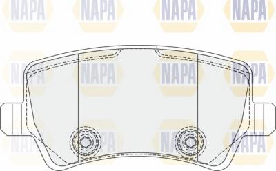 NAPA NBP1700 - Brake Pad Set, disc brake autospares.lv