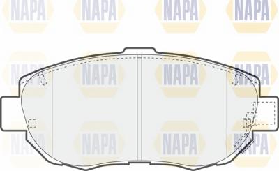 NAPA NBP1721 - Brake Pad Set, disc brake autospares.lv