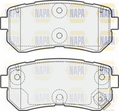 NAPA NBP1774 - Brake Pad Set, disc brake autospares.lv