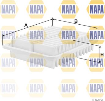 NAPA NFA1189 - Air Filter, engine autospares.lv