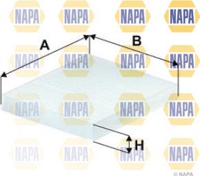 NAPA NFC4238 - Filter, interior air autospares.lv