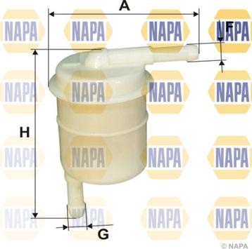 NAPA NFF2207 - Fuel filter autospares.lv