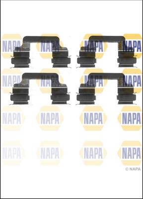 NAPA NFK1047 - Accessory Kit for disc brake Pads autospares.lv