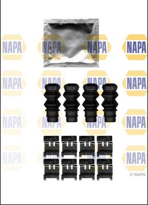 NAPA NFK1216 - Accessory Kit for disc brake Pads autospares.lv