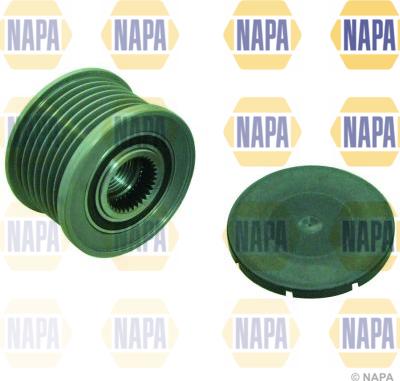 NAPA NOP1095 - Pulley, alternator, freewheel clutch autospares.lv