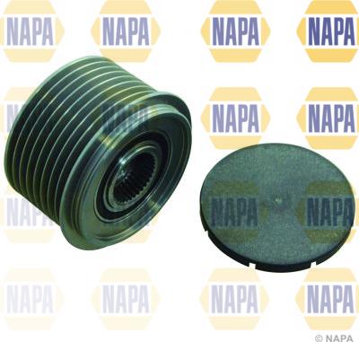 NAPA NOP1090 - Pulley, alternator, freewheel clutch autospares.lv