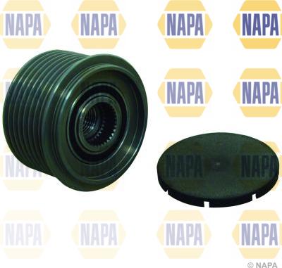 NAPA NOP1091 - Pulley, alternator, freewheel clutch autospares.lv