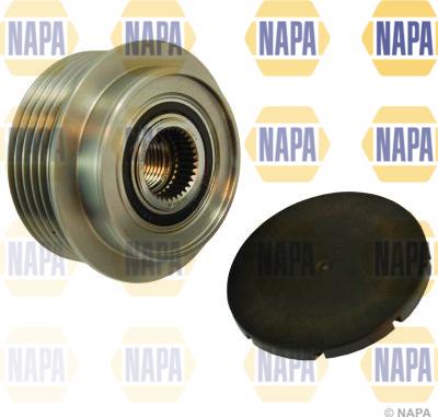 NAPA NOP1067 - Pulley, alternator, freewheel clutch autospares.lv