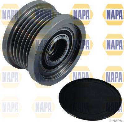 NAPA NOP1001 - Pulley, alternator, freewheel clutch autospares.lv