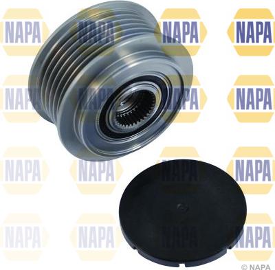 NAPA NOP1016 - Pulley, alternator, freewheel clutch autospares.lv