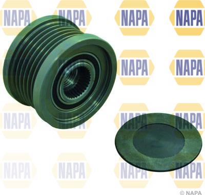 NAPA NOP1010 - Pulley, alternator, freewheel clutch autospares.lv