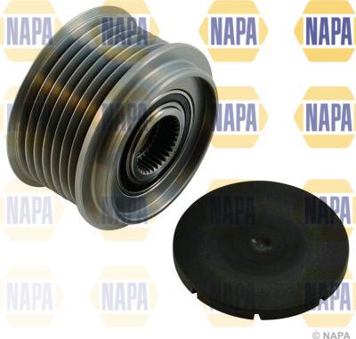 NAPA NOP1011 - Pulley, alternator, freewheel clutch autospares.lv