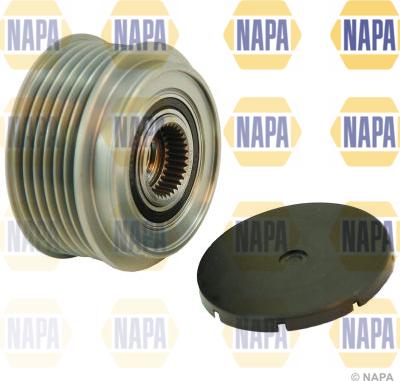 NAPA NOP1012 - Pulley, alternator, freewheel clutch autospares.lv