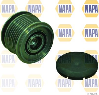 NAPA NOP1089 - Pulley, alternator, freewheel clutch autospares.lv