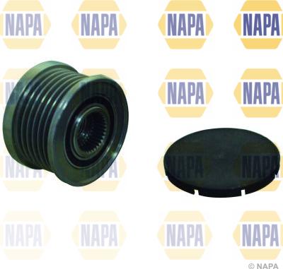 NAPA NOP1085 - Pulley, alternator, freewheel clutch autospares.lv