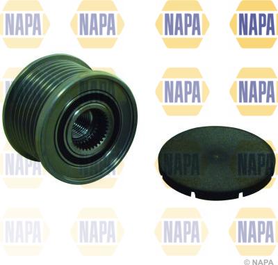 NAPA NOP1081 - Pulley, alternator, freewheel clutch autospares.lv