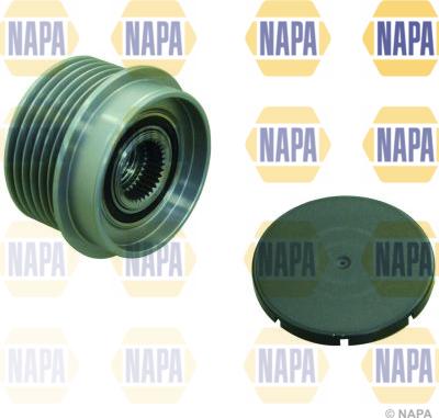 NAPA NOP1035 - Pulley, alternator, freewheel clutch autospares.lv