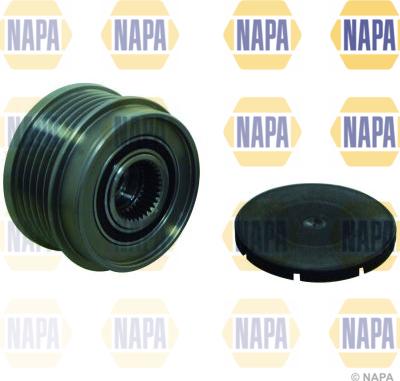 NAPA NOP1033 - Pulley, alternator, freewheel clutch autospares.lv