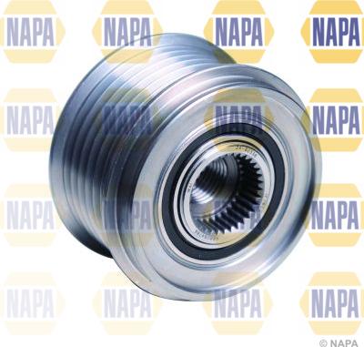 NAPA NOP1037 - Pulley, alternator, freewheel clutch autospares.lv