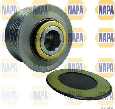 NAPA NOP1024 - Pulley, alternator, freewheel clutch autospares.lv