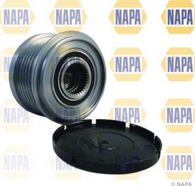 NAPA NOP1020 - Pulley, alternator, freewheel clutch autospares.lv