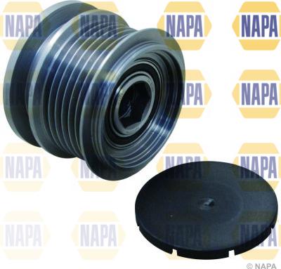 NAPA NOP1027 - Pulley, alternator, freewheel clutch autospares.lv