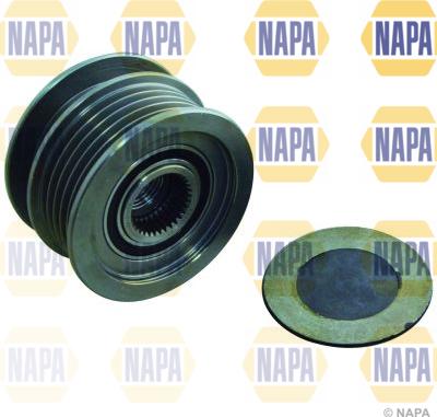 NAPA NOP1074 - Pulley, alternator, freewheel clutch autospares.lv