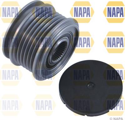 NAPA NOP1071 - Pulley, alternator, freewheel clutch autospares.lv