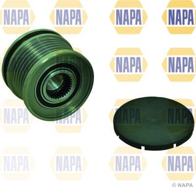 NAPA NOP1078 - Pulley, alternator, freewheel clutch autospares.lv