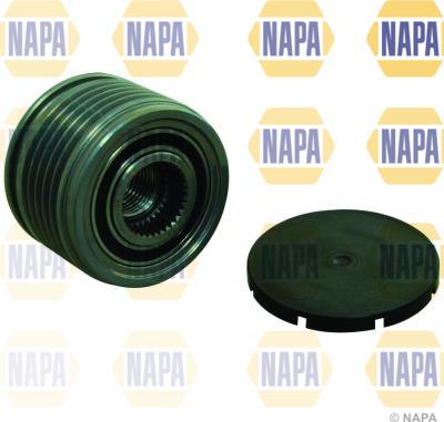 NAPA NOP1140 - Pulley, alternator, freewheel clutch autospares.lv