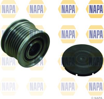 NAPA NOP1143 - Pulley, alternator, freewheel clutch autospares.lv