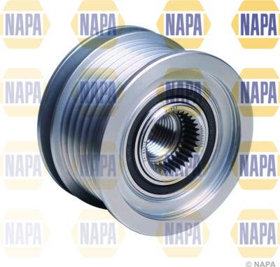 NAPA NOP1155 - Pulley, alternator, freewheel clutch autospares.lv