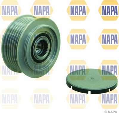 NAPA NOP1150 - Pulley, alternator, freewheel clutch autospares.lv