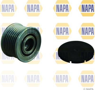 NAPA NOP1158 - Pulley, alternator, freewheel clutch autospares.lv