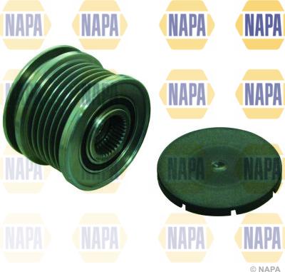NAPA NOP1104 - Pulley, alternator, freewheel clutch autospares.lv