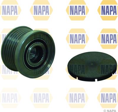 NAPA NOP1106 - Pulley, alternator, freewheel clutch autospares.lv