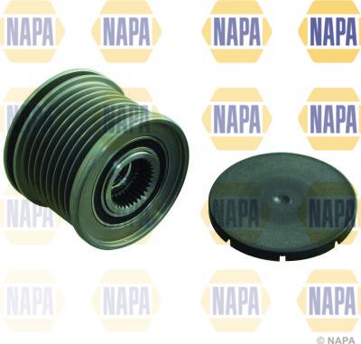 NAPA NOP1100 - Pulley, alternator, freewheel clutch autospares.lv