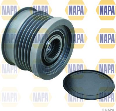 NAPA NOP1108 - Pulley, alternator, freewheel clutch autospares.lv