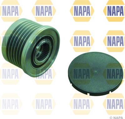 NAPA NOP1133 - Pulley, alternator, freewheel clutch autospares.lv