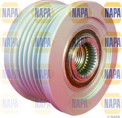 NAPA NOP1124 - Pulley, alternator, freewheel clutch autospares.lv