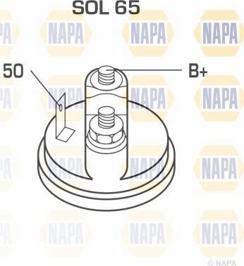 NAPA NSM1248 - Starter autospares.lv