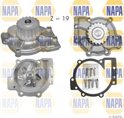 NAPA NWP1440 - Water Pump autospares.lv